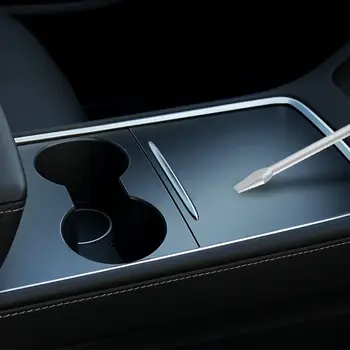 Pro Tesla Model 3 Y 2021-2023 nálepka na středovou konzolu, dřevěná fólie, uhlíková fólie, kryt centrálního ovládání, příslušenství do interiéru vozu 10 nejlepší prodej Příslušenství Tesly - №10