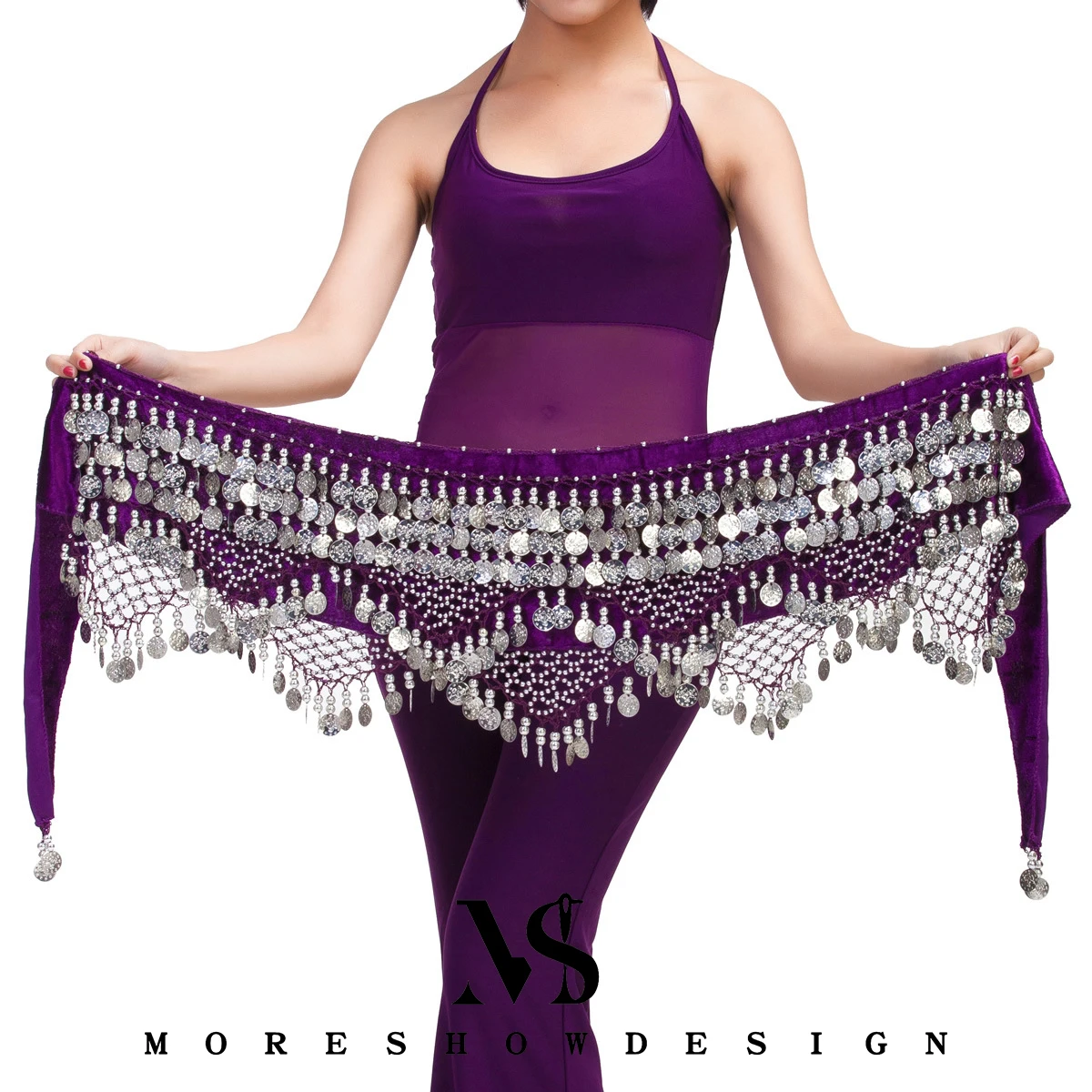 Аксессуары для танца живота, пояс-цепочка для женщин, танцевальная одежда для выступлений на сцене, пояс для монет, цепочка на бедрах, шарф для танцев, реквизит