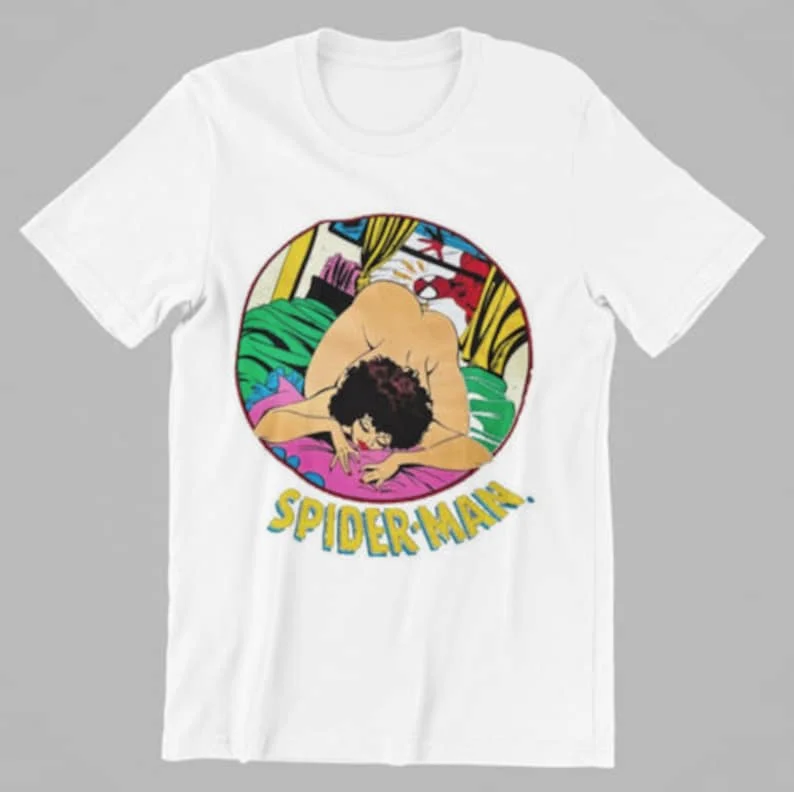 PERVY PETEY PARKER Rare Spidey Shirt