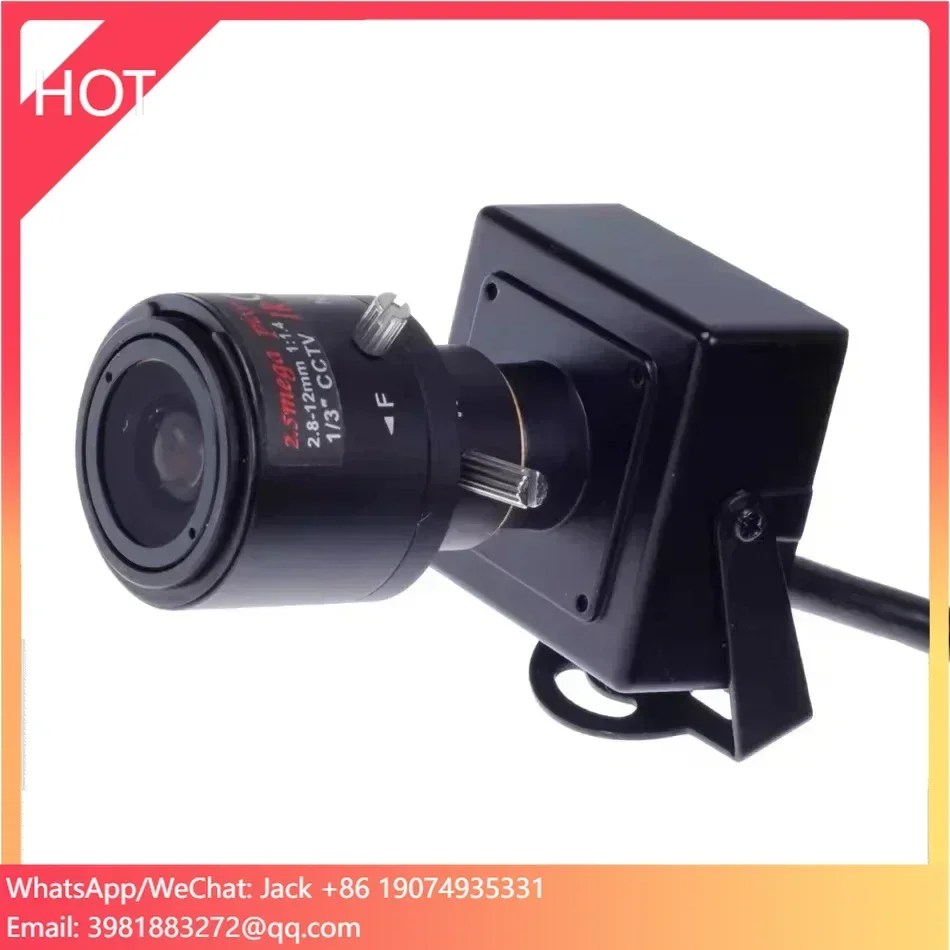 

4K 8M 30fps IP Cctv Camera H.265 Mini Network Camera 2.8-12mm Varifocal Lens POE Build-in MIC P2P Mobile App Remote View