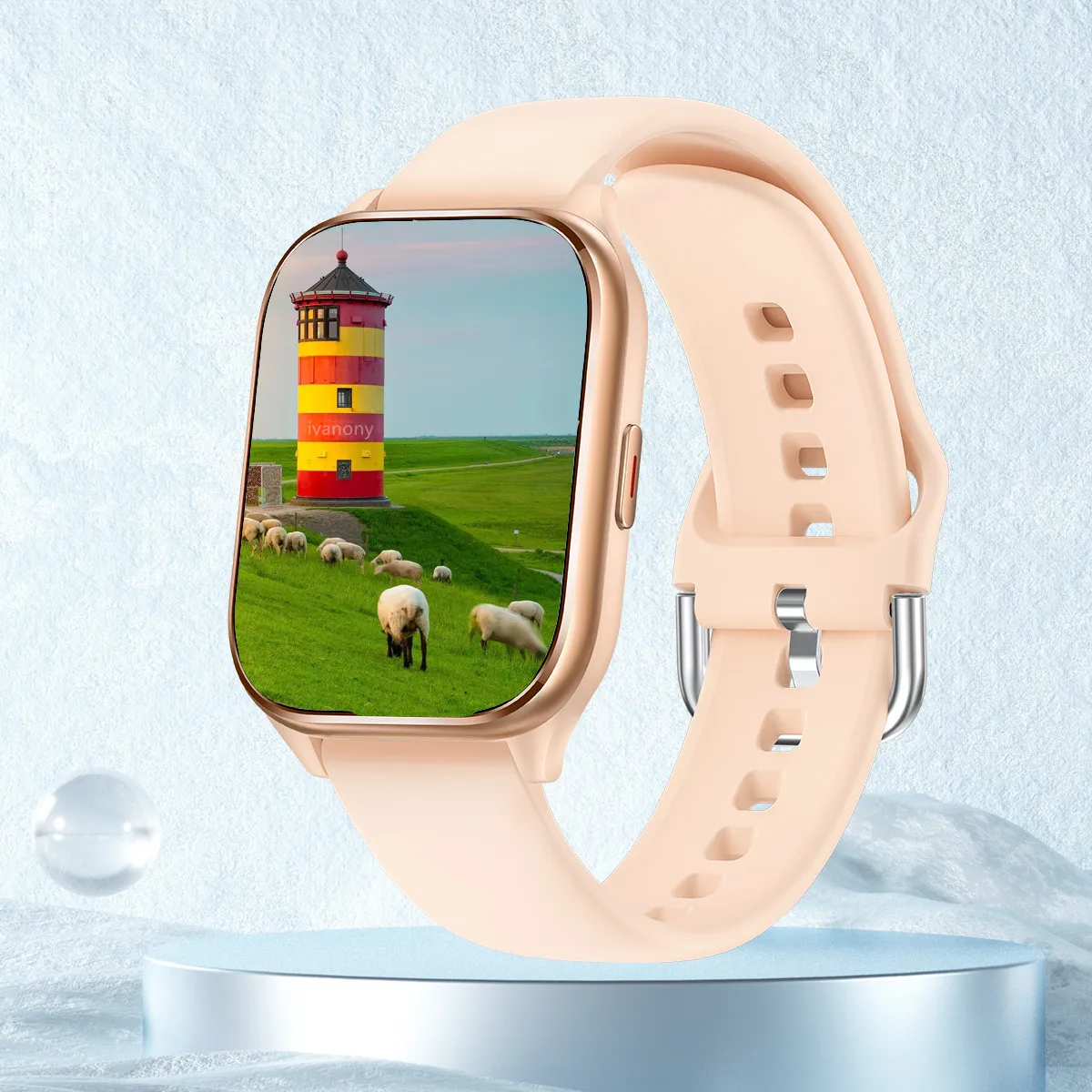 

Smartwatch Woman 2025 Bluetooth Call AI Voice Assistant Music Control Custom Dials Fitness Tracker Smart Watch Hebrew Support