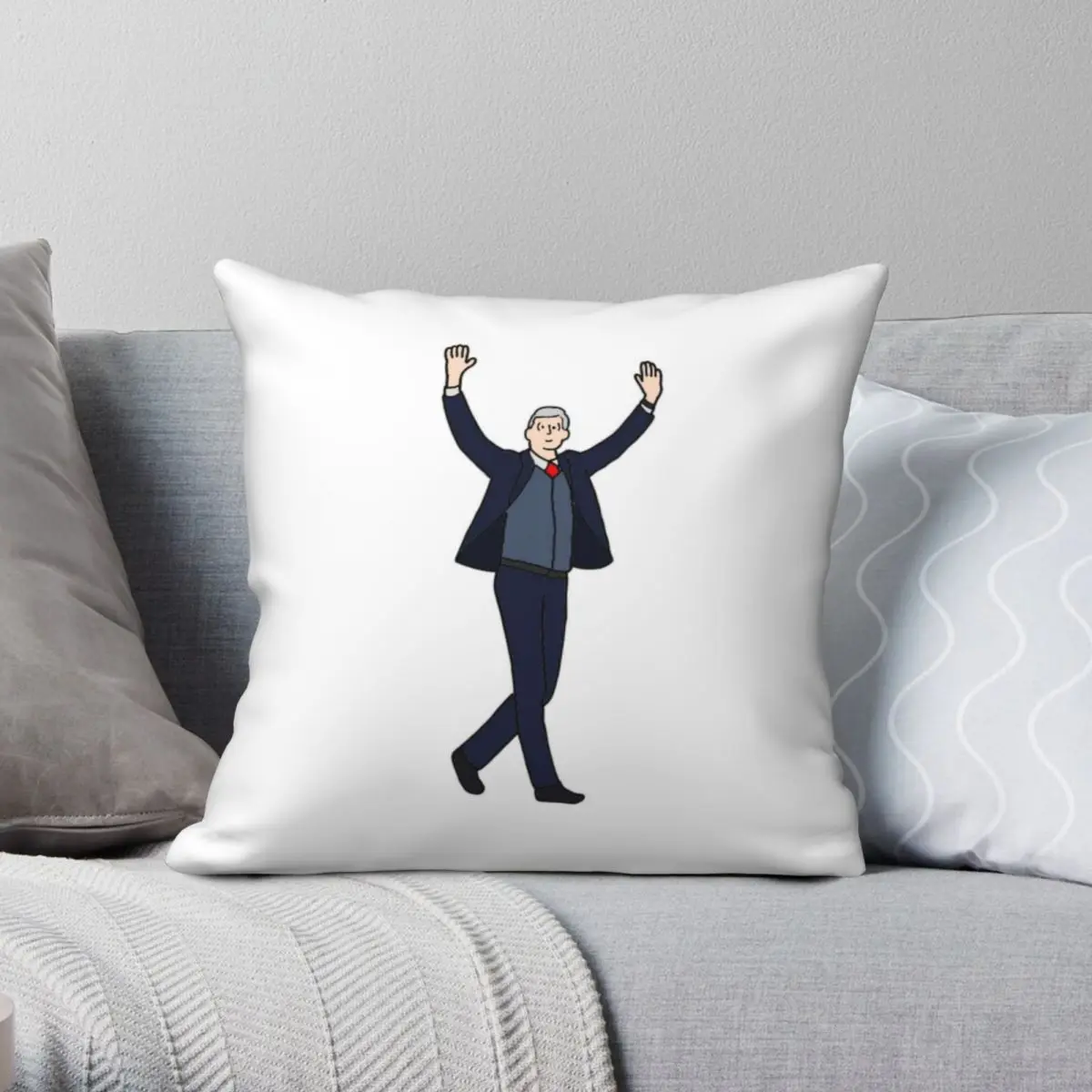 Arsène Wenger Goodbye Square Pillowcase Polyester Linen Velvet Creative Zip Decorative Bed Cushion Case