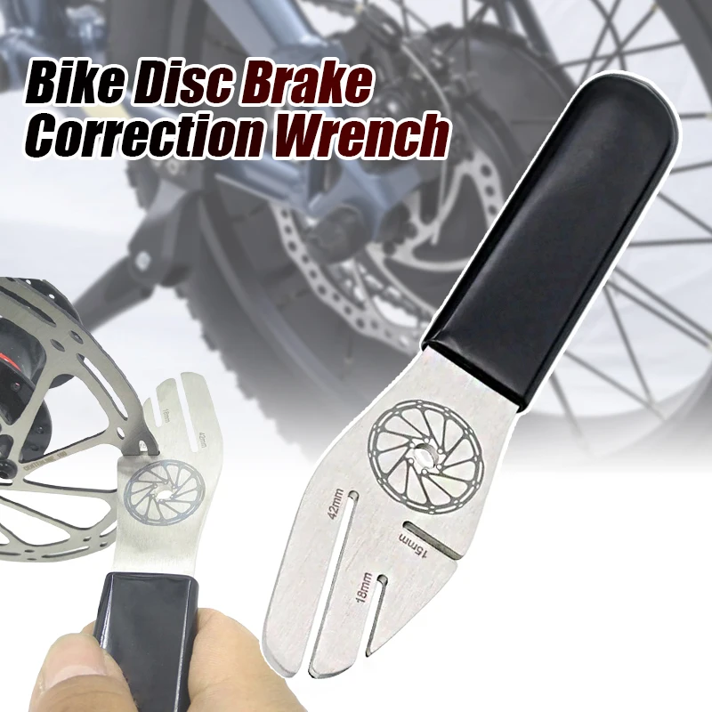 

Disc Brake Rotor Alignment Truing Tools Stainless Steel Bike Repair Tool MTB Flattening Correction Wrench Cycling Bicycle Tool