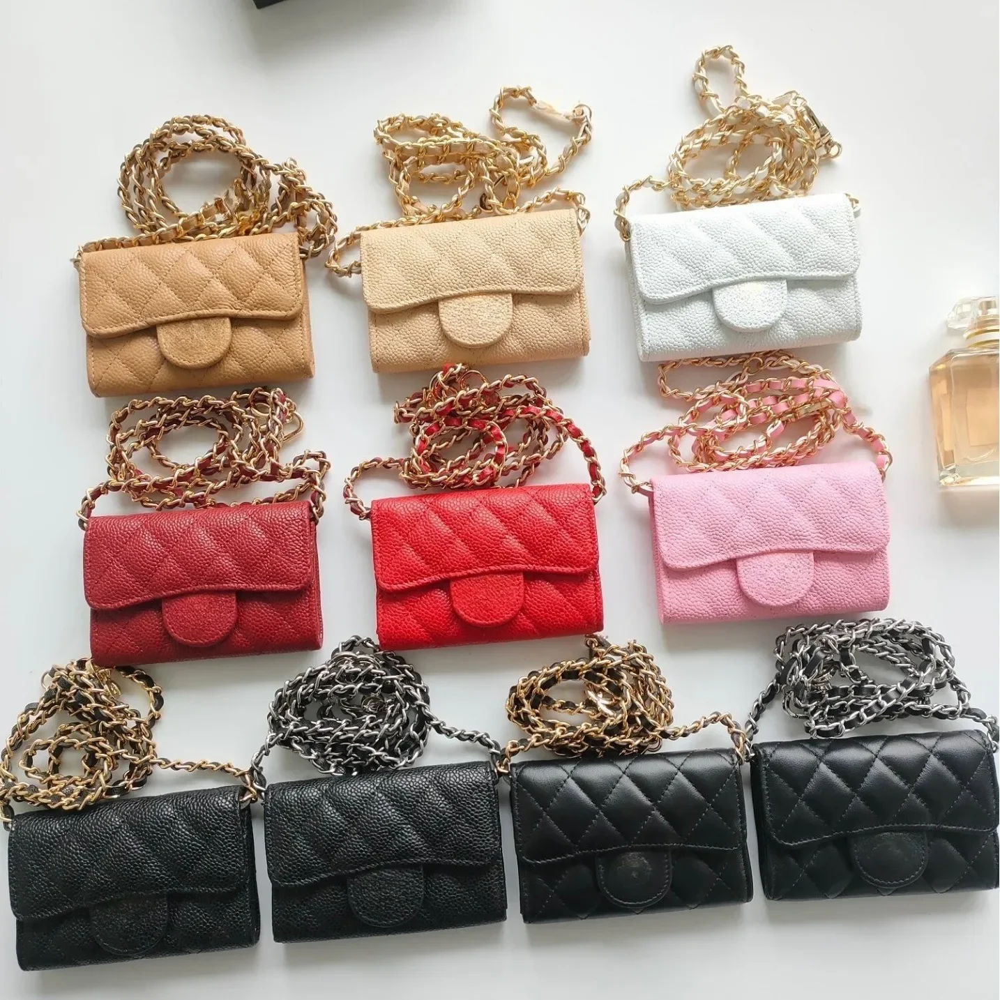 Mini Crossbody Bag Genuine Leather Wallet Chain Waist Bag Accessory Coin Pouch Aeryll From China Mainland Other Shape