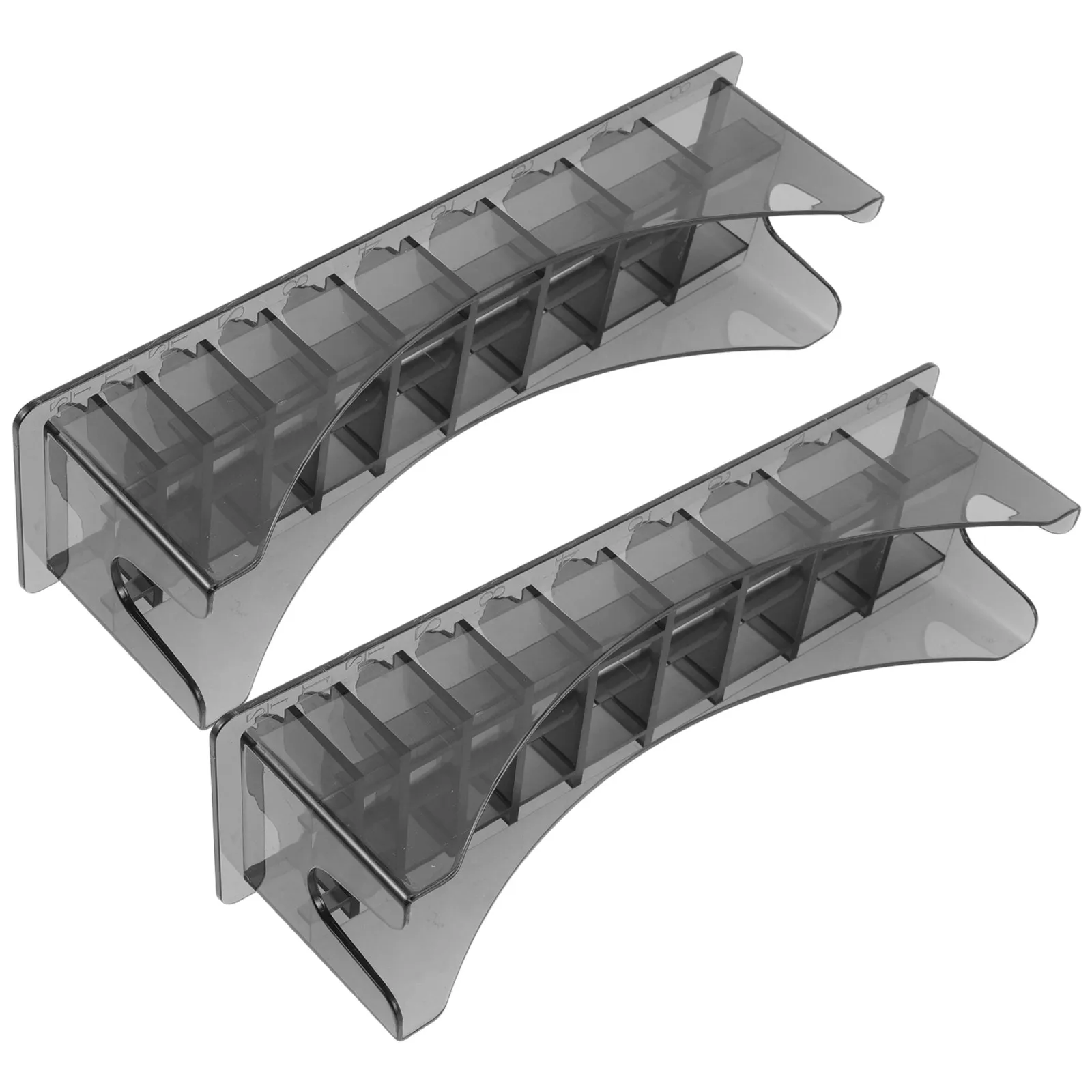 2Pcs Electric Clipper Guard Storage Box Thick Hard Shell Organizer Case for Barber Salon Comb Holder Travel Hair Tool Holder