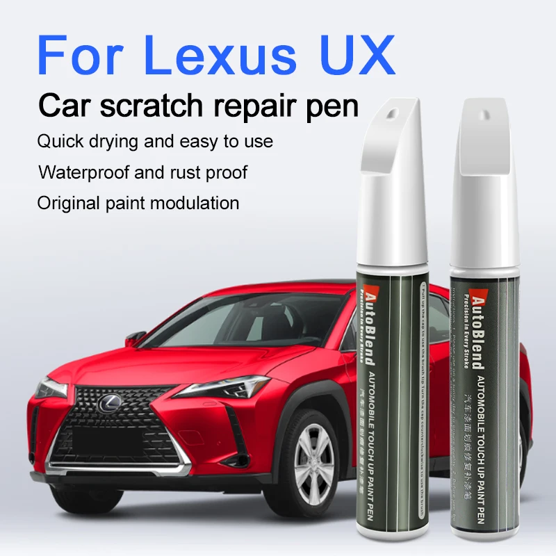 

For Lexus UX Touch-Up Pen Specialized Clear Coat for Paint Repair and Scratch Restoration To Restore Paint Gloss White Nova