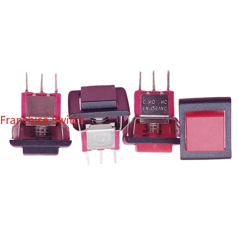 10PCS T80-P push button switch, self-reset 3 pins,   switch P8701-F22A