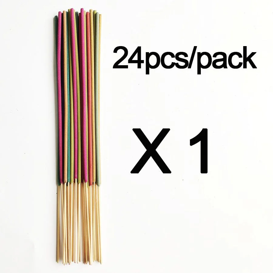 Varillas de Incienso 24 piezas Lavanda Jazmín Océano Rosa Sakura Yoga