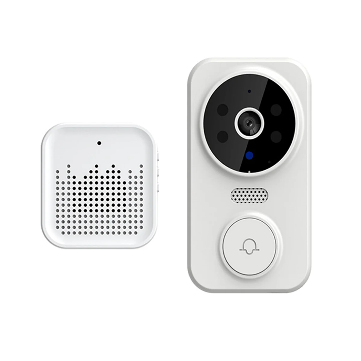 Video Doorbell Smart Doorbell Wireless Remote Video Doorbell Intelligent Visual Doorbell 2.4Ghz WiFi
