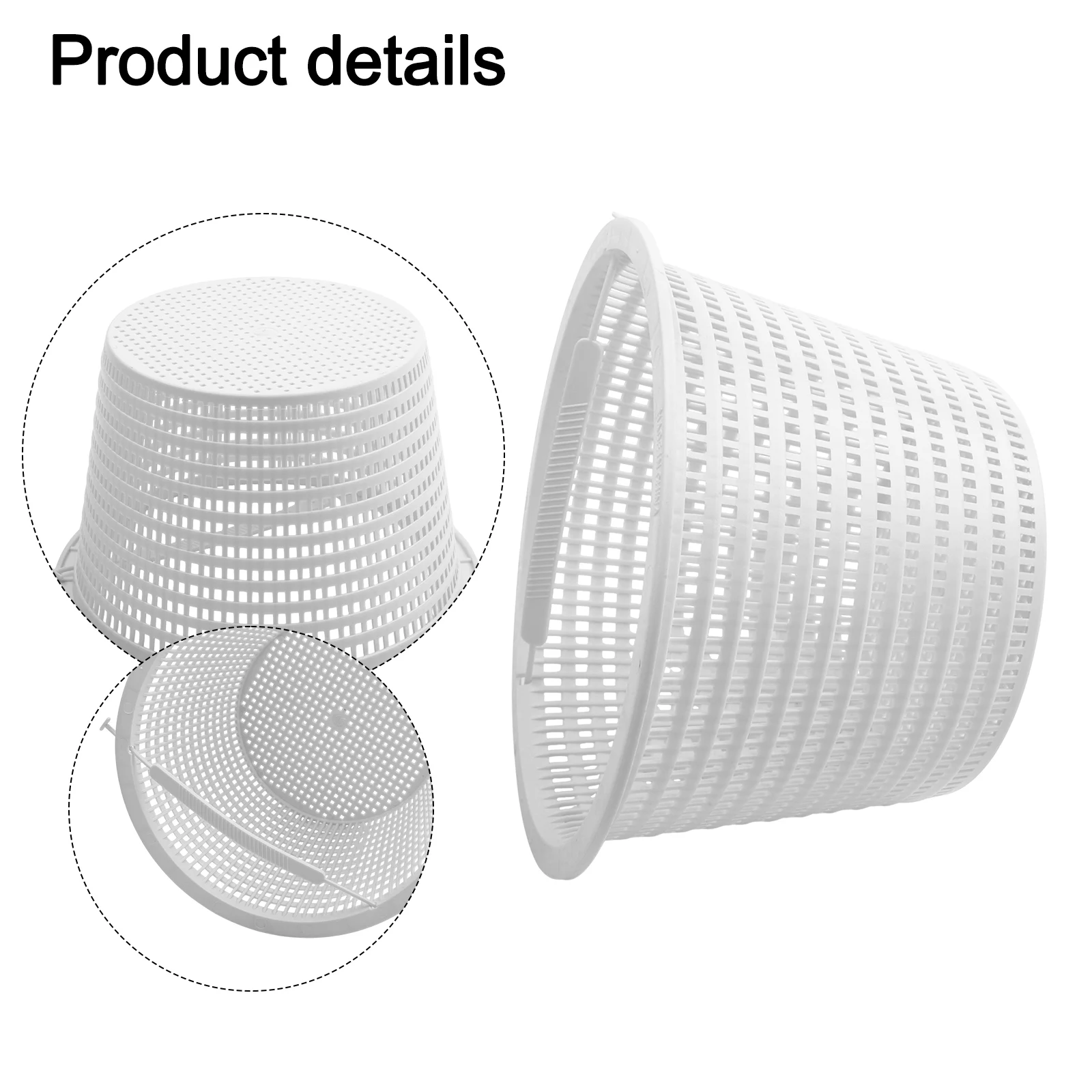 Debris for capture for vac-mate Basket Lightweight Pool Skimmer Basket Accessory Height 5 Inches for versatile Compatibility