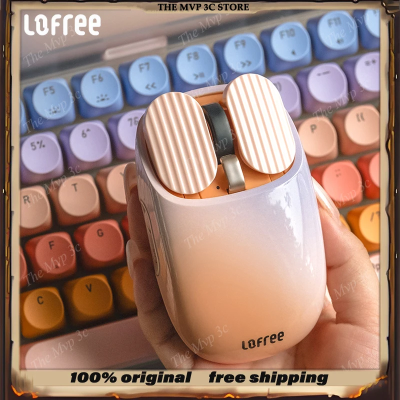 

NEW Lofree SUGAR Skittles Wireless Gaming Adjustable DPI Customized Lightweight mouse For Girl Bluetooth Office EP115 Laptop PC