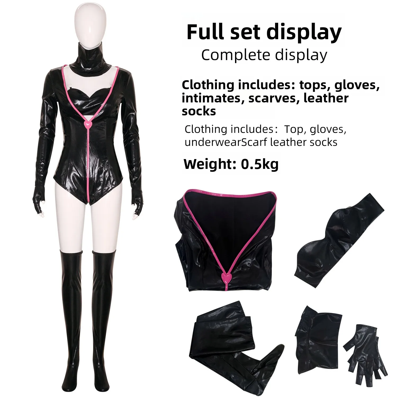 زي فستان Hell Inn Angel Dust التنكري #5