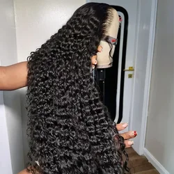 13x6 HD Lace Loose Deep Wave Frontal Wigs 42 Inch Deep Curly Lace Front Human Hair Wigs Preplucked Glueless Wig hUman Hair