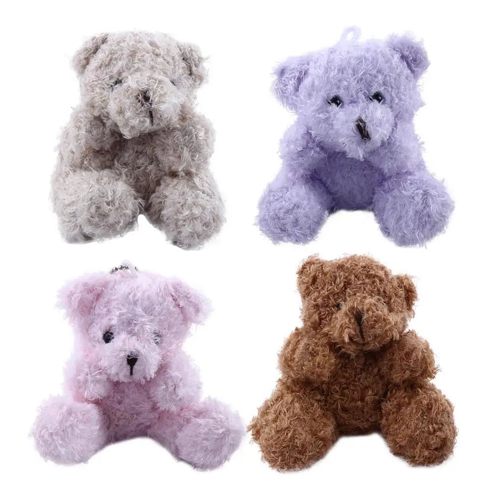 Trinket Filling Decoration Wedding Present Stuffed Toys Plush Bear Keychains Stuffed Animal Toys Bear Pendant Bear Plush Toys