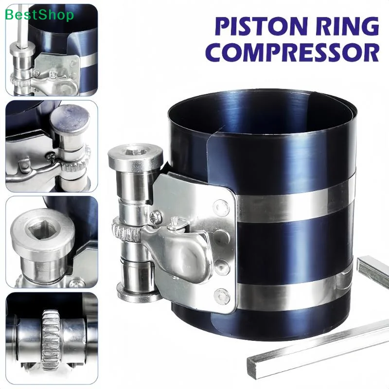 3/4/6 Inch High Quality Piston Ring Compressor Adjustable Car Engine Tool Set Adjustable Multiple Sizes