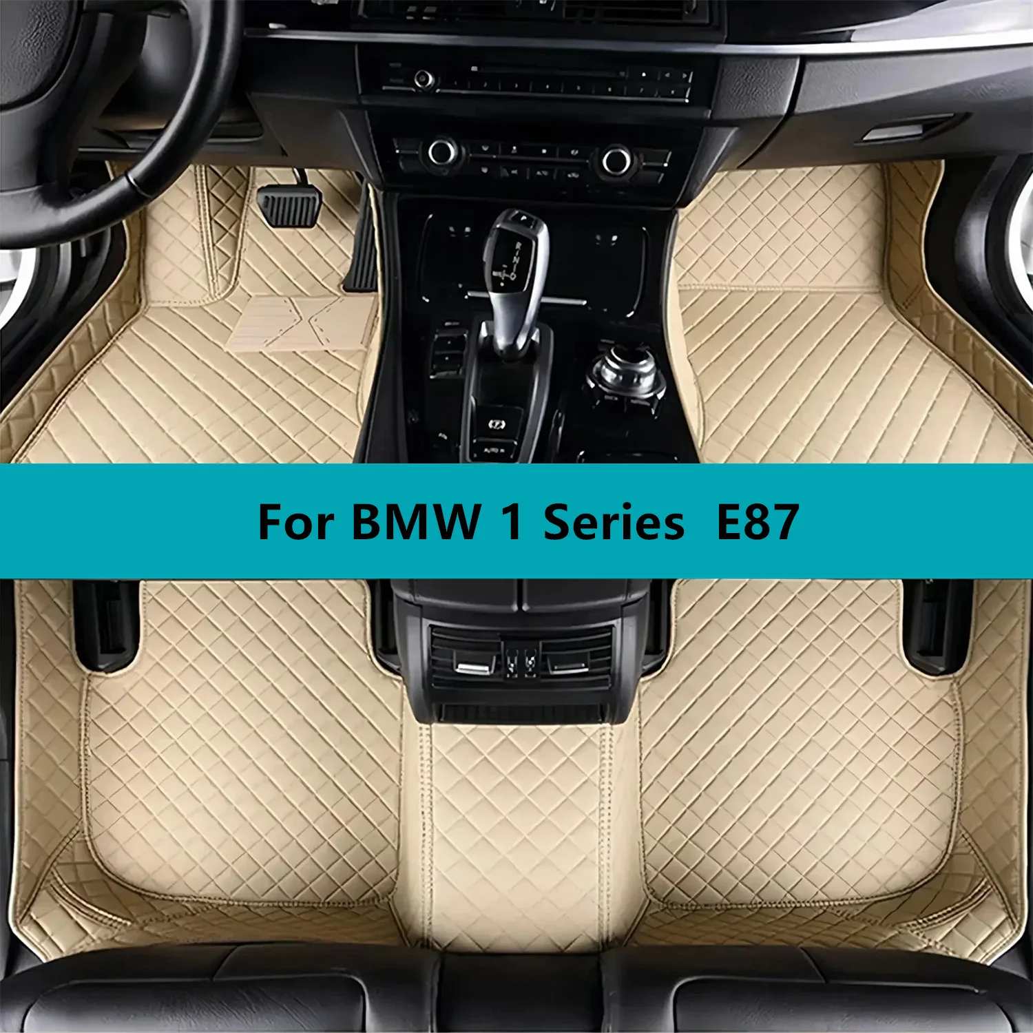 

Car Floor Mats For BMW 1 Series E87 2004 2005 2006 2007 Full Set Leather All Weather Waterproof Car Floor Mats