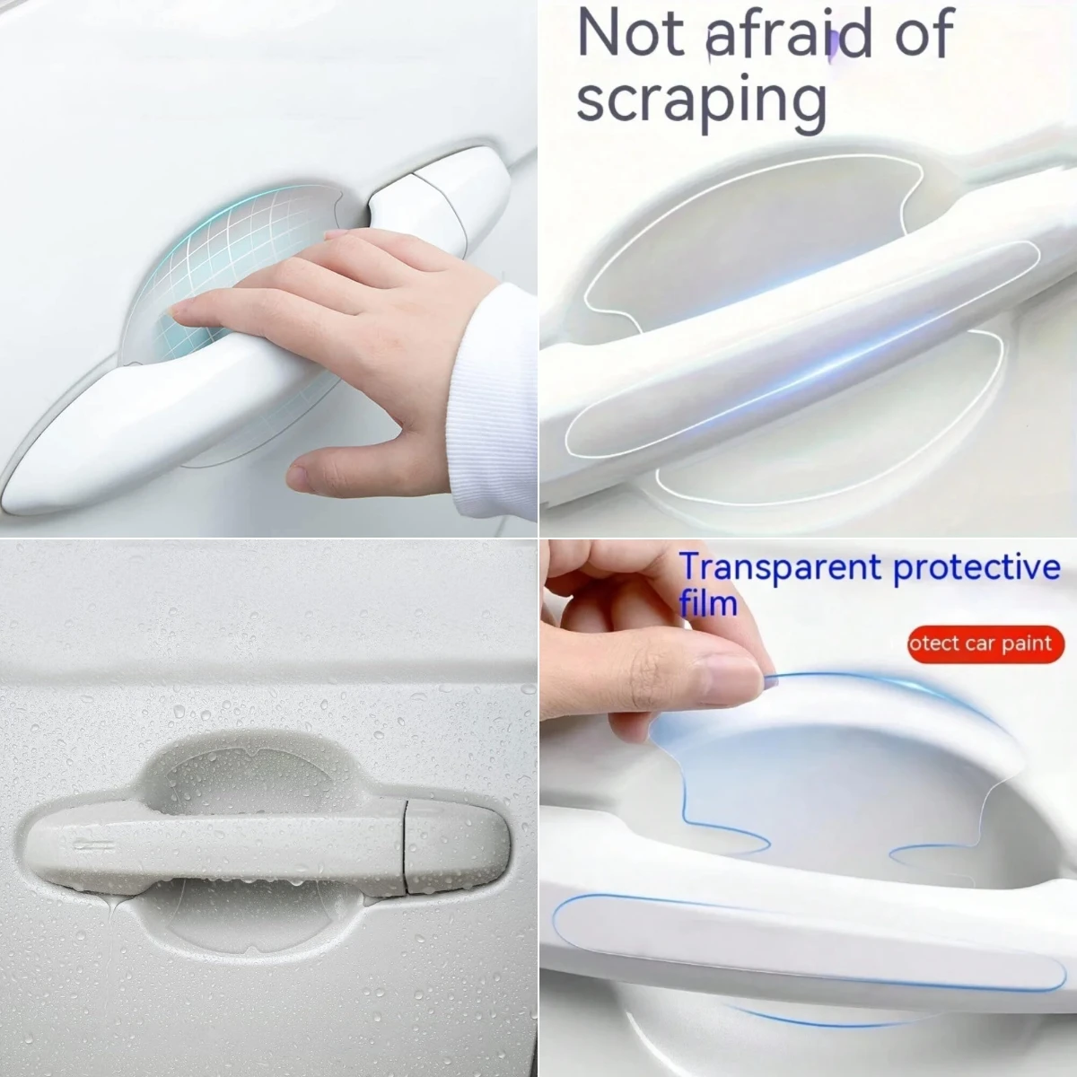 

Car Door Bowl Handle Invisible Protective Sticker Auto For Tesla Model Y 3 S X Cybertruck Roadster Semi Model 2