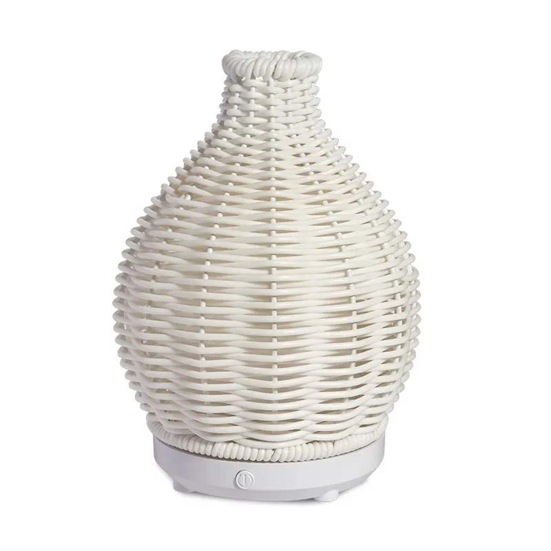 Top Seller Nuovo arrivo Sapore artistico Luce calda Rattan Ufficio Essentials Diffusore di aromi Umidificatore