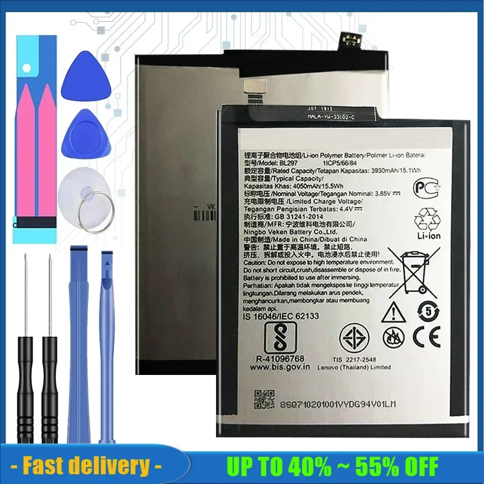 

BL297 4050mAh Mobile Phone Batteries For Lenovo K5 Pro K5Pro L38041 Z6/Z6 Lite Z6Lite/Z6 L78121 Z6pro/Z6 pro L78051