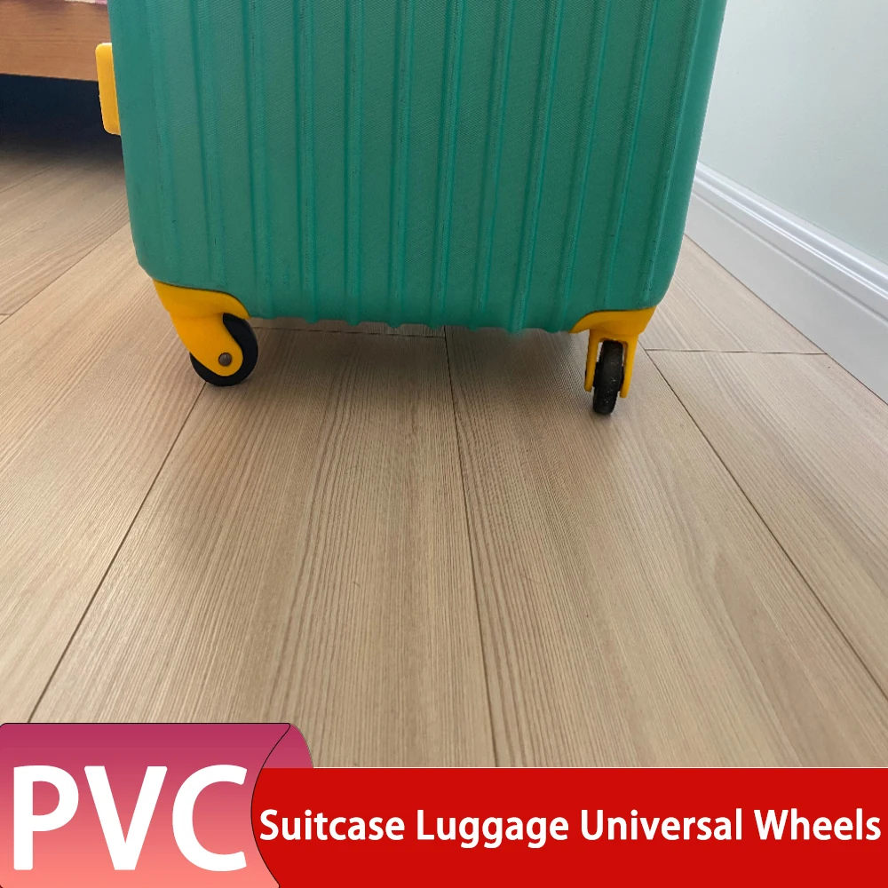2-4Pcs Black/White/Yellow/Rose Red Suitcase Luggage Universal Wheels Spinner Caster Silent Replacement Trolley Accessories
