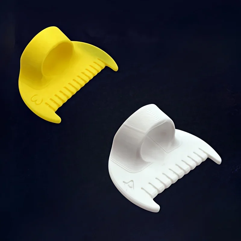 

2pcs/set Easy Sewing Guide for Beginners & Seniors Plastic Hand Sewing Tool with White 4mm & Yellow 3mm Spacing for DIY Crafting