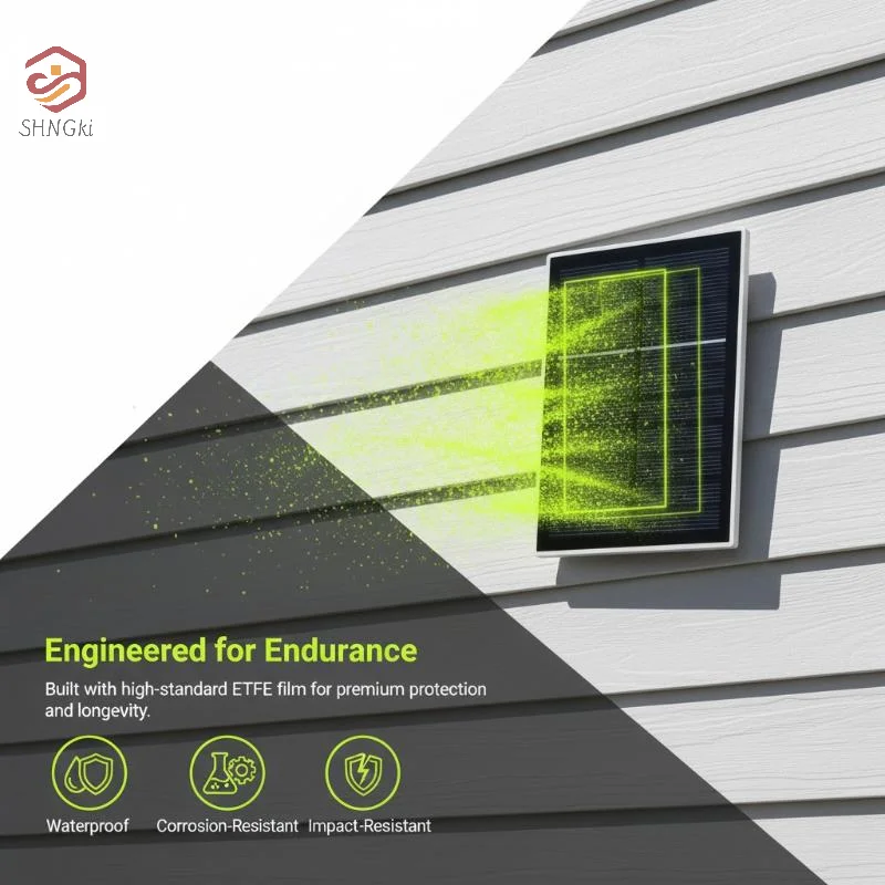 IP67 Waterproof & Extreme Weather Resistant Type-c Solar Panel 360° Rotatable Bracket Outdoor Solar Charger For Security Camera