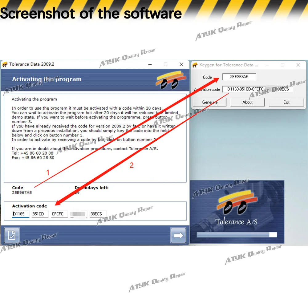 Tolerance Data 2009.2 Diagnostic software Install Video Guide tools auto data base Vehicle Maintenance Car repair with keygen