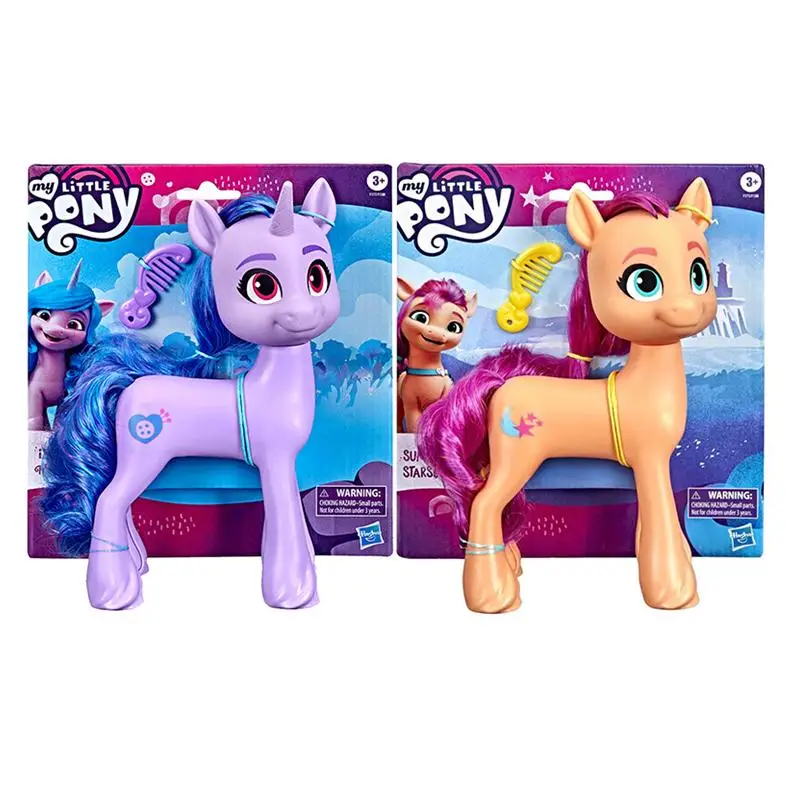 20CM My Little Pony A New Generation Izzy Moonbow Sunflower Model Doll Action Figure Birthday Gift