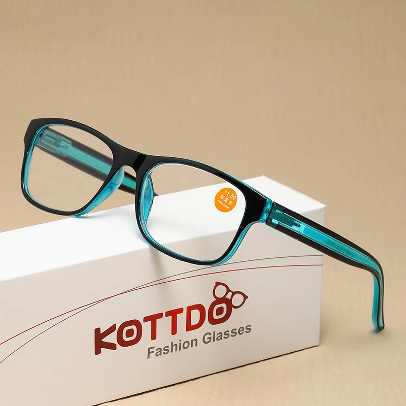 Fashion Men Women Reading Glasses Plastic Presbyopia Glasses Anti Blue Light Eyeglasses UV400