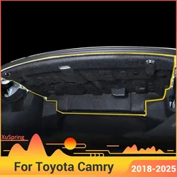 Bagagliaio di un'auto Isolamento In Cotone Insonorizzato Tappeto Adesivo Pad per Toyota Camry 8th 2019 2020 2021 2022 2023 2024