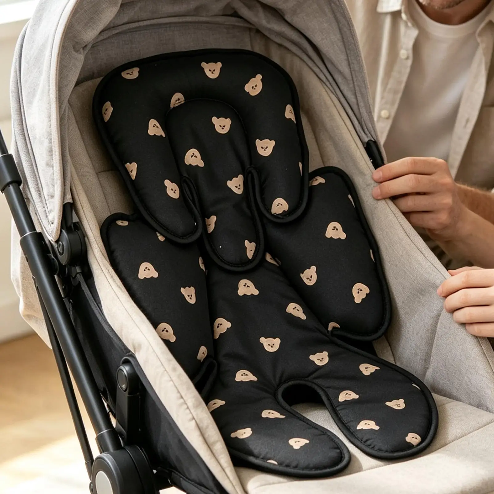 Car Seat Cushion For Kids Automotive Chair Body Support Mat Vehicle Seat Cushion For Boys Girls Truck Stroller Automobile