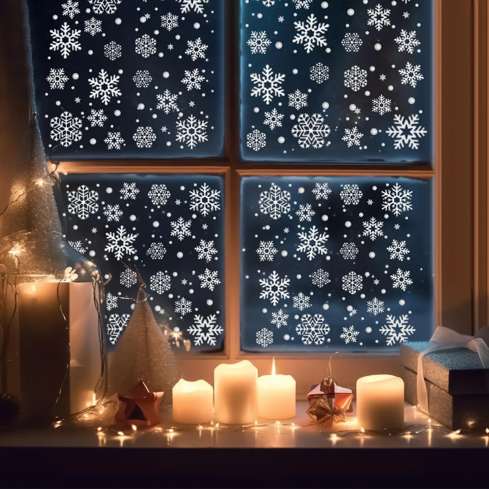 شارات عيد الميلاد ندفة الثلج الشارات ندفة الثلج ملصقات نافذة عيد الميلاد يتمسك لباب زجاجي بلاط غرفة نوم الحمام غرفة المعيشة