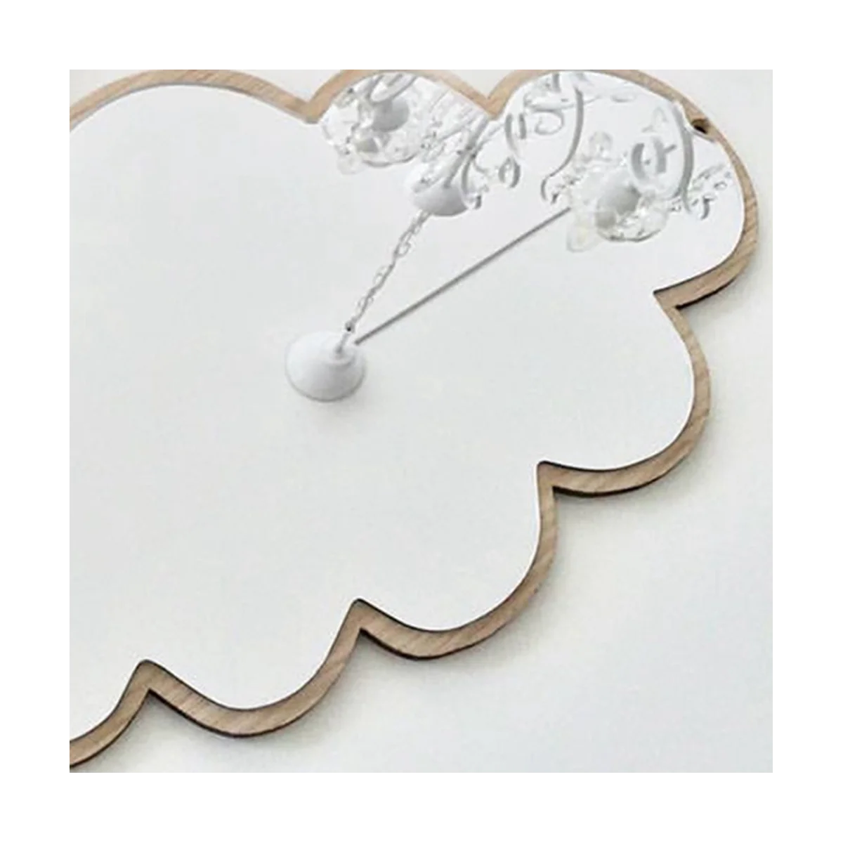 Cloud Shape Mirror Acrylic Mirror Ornaments Cloud Shape Cute Handmade Home Decor Inevitably Dormitory Ornaments Makeup