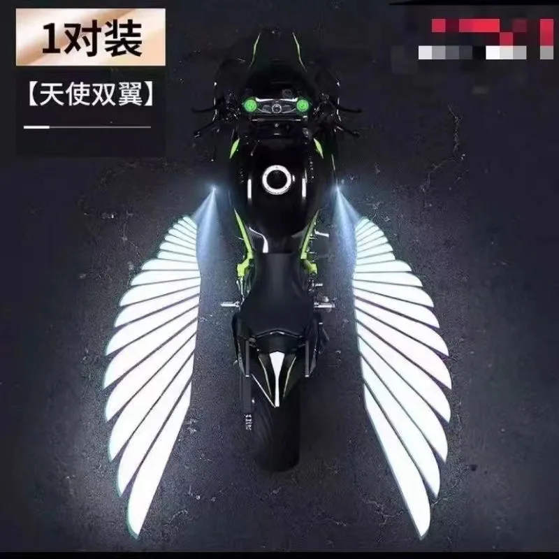 

New Motorcycle Angel Wing Led Lamp Motorcycle Modification Parts Motorcycle LED Tail Lights Auto Moto Decorative Lamp