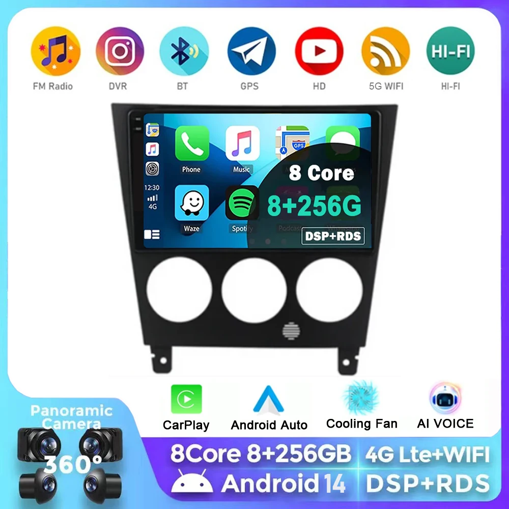 

Android 14 Car Radio For Subaru Impreza GD GG 2002 - 2007 Multimedia Carplay Video Player Navigation GPS CarPlay Head Unit DVD