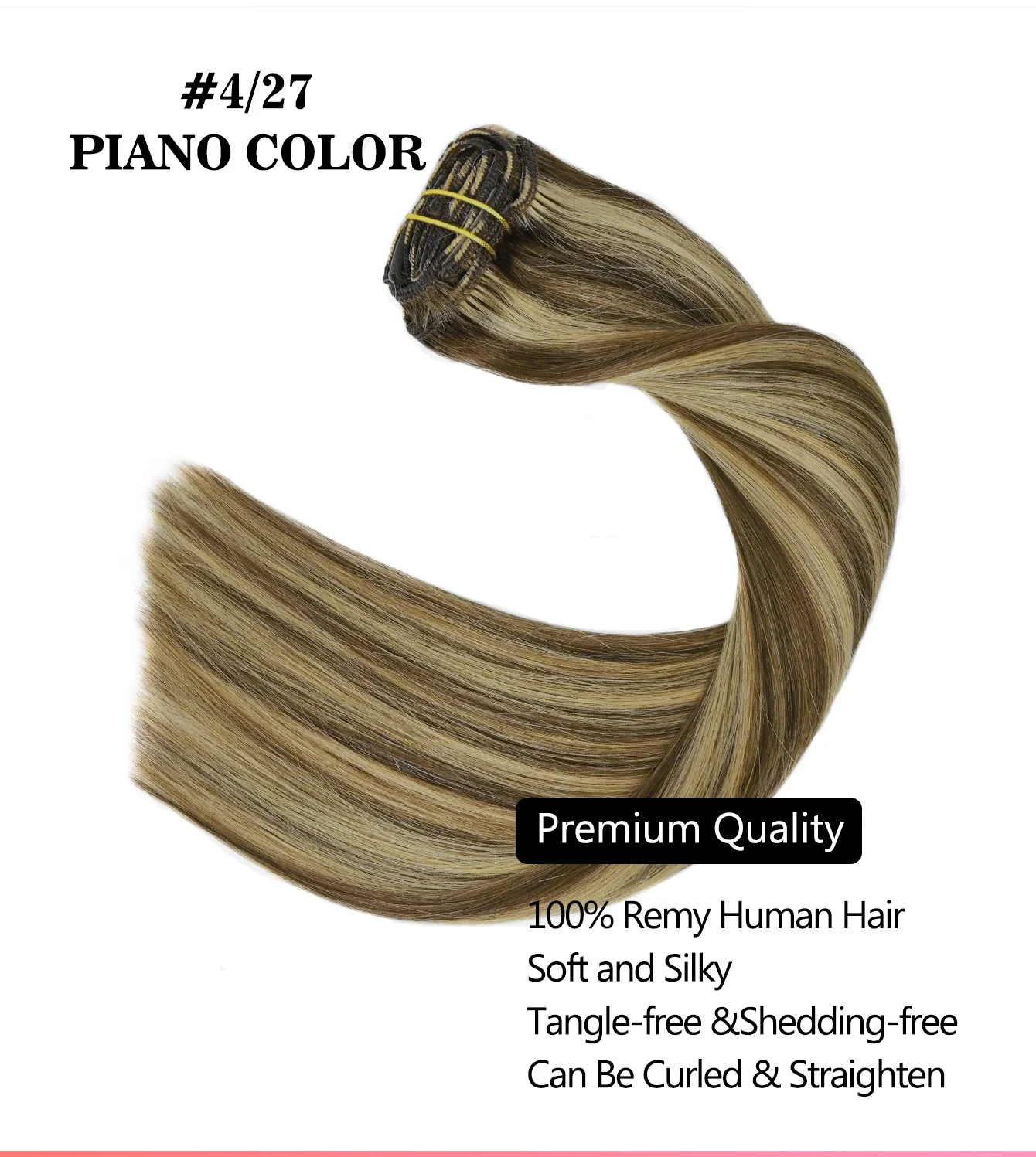 مشبك طبيعي مستقيم في وصلات الشعر البشري 120 جرام البرازيلي العذراء مشبك للرأس الكامل على قطعة الشعر 7 قطعة مع 16 مقاطع