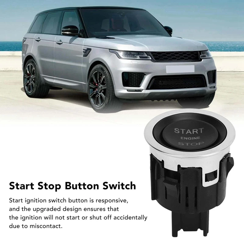 Engine Start Stop Ignition Switch Push Button LR070381 For Land Rover Discovery Sport Range Rover Sport Evoque Velar LR5 Parts