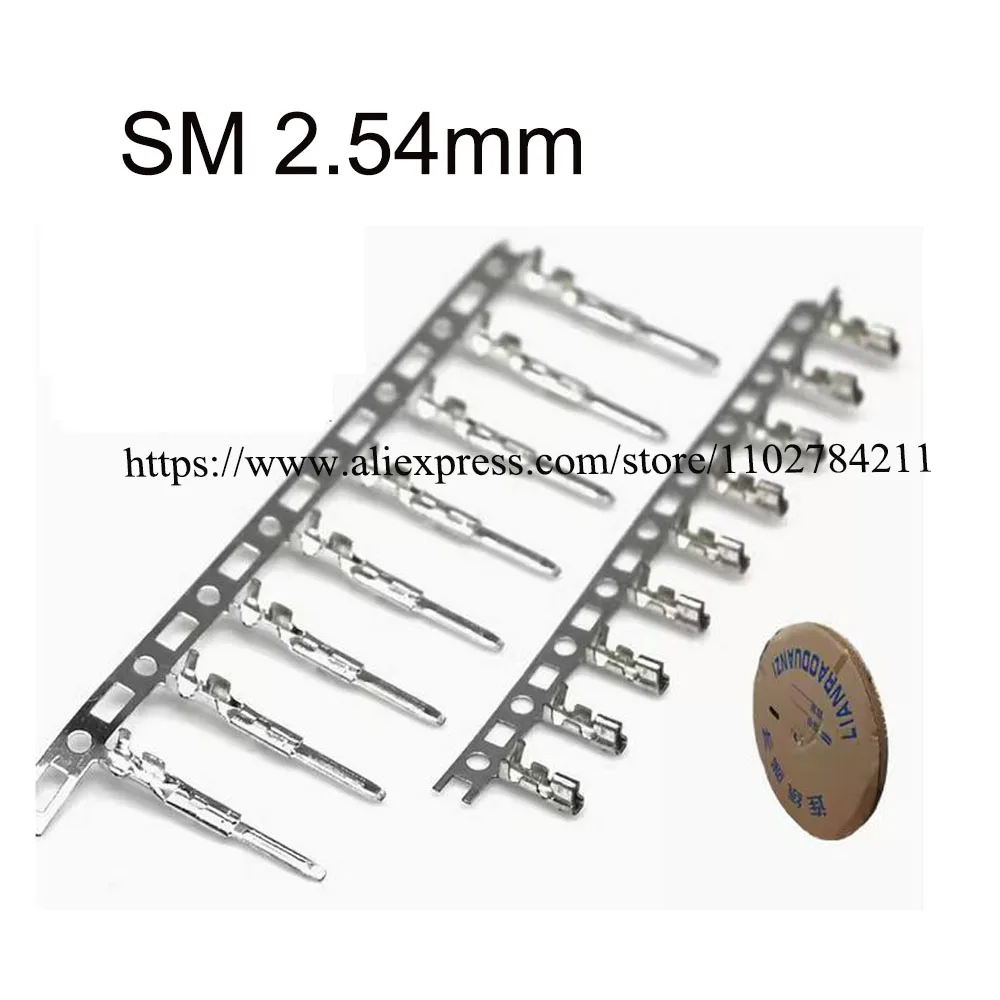 5000PCS/reel SM-Y 2.54mm Female terminal connector Phosphor copper pin Waterproof harness terminal socket