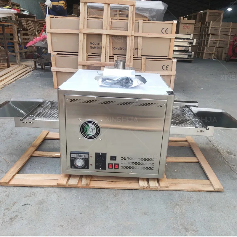 Kitchen Equipment Electric Gas 12 18 32 Inch Countertop Conveyor Belt Roti Pita Bread Pizza Baking Tunnel Oven view 4