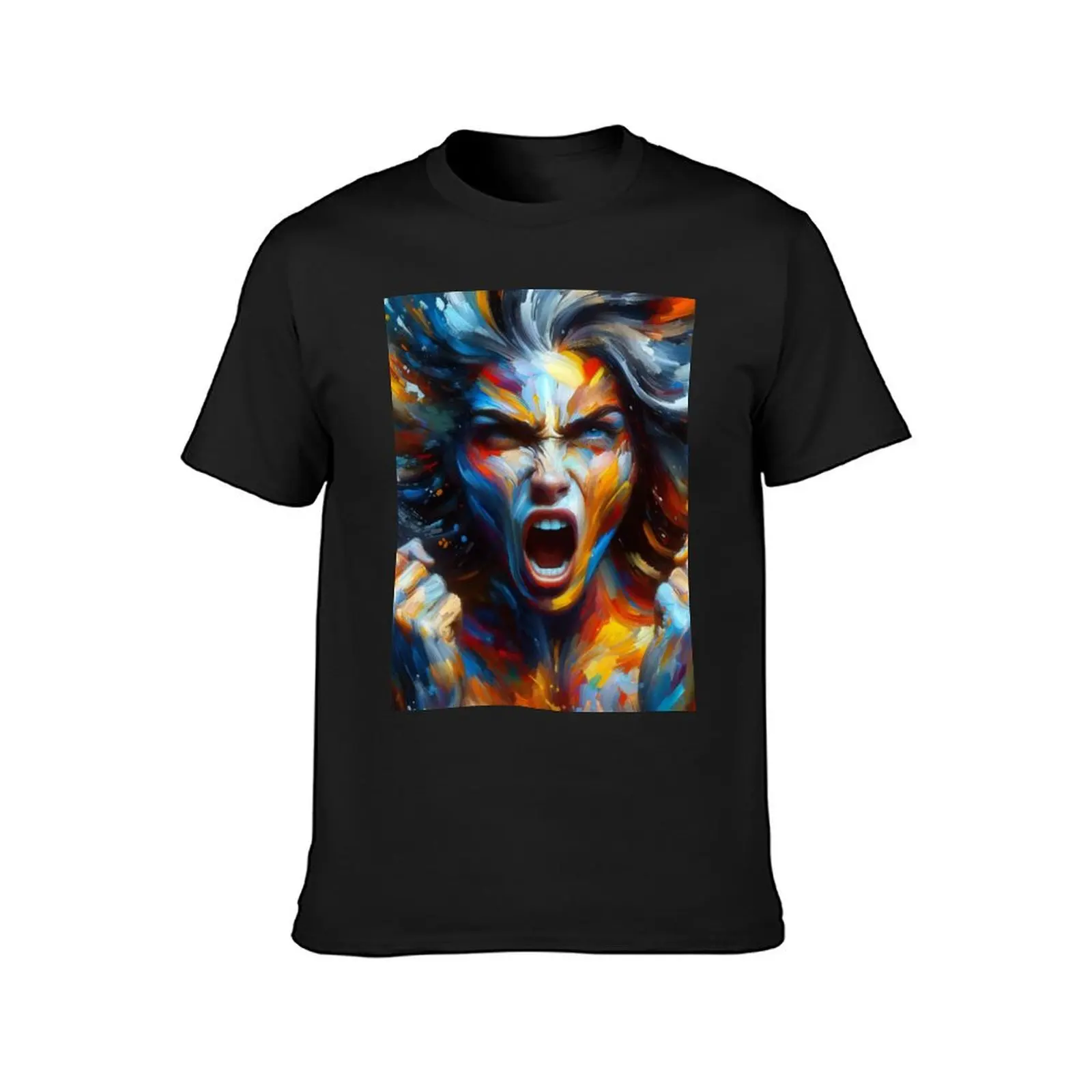 Whirlwind Fury The Intense Roar of Artistic Passion T-Shirt customs design your own heavyweights oversized t shirts for men