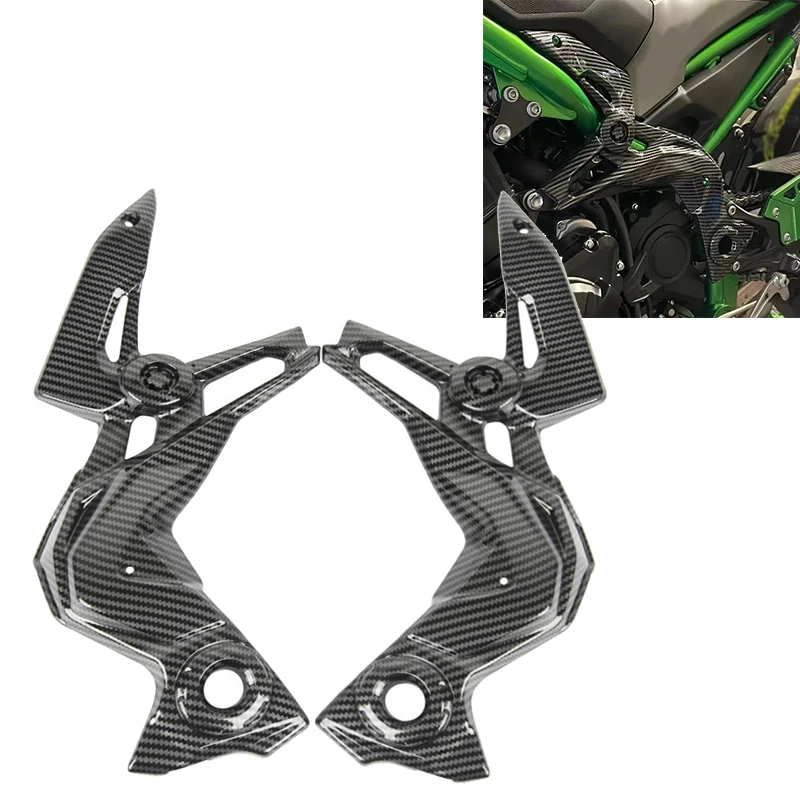 2024 New Z900 Motorcycle Engine Front Side Trim Frame Body Cover Panel Fairing Z-900 Fit For Kawasaki Z 900 2020 2021 2022 2023