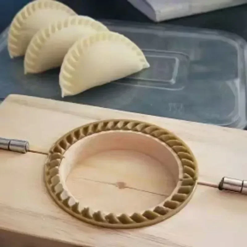 Nuevo molde para dumplings, herramienta mágica para dumplings de madera Kicthen para el hogar, herramienta de prensa para dumplings, molde especial para dumplings