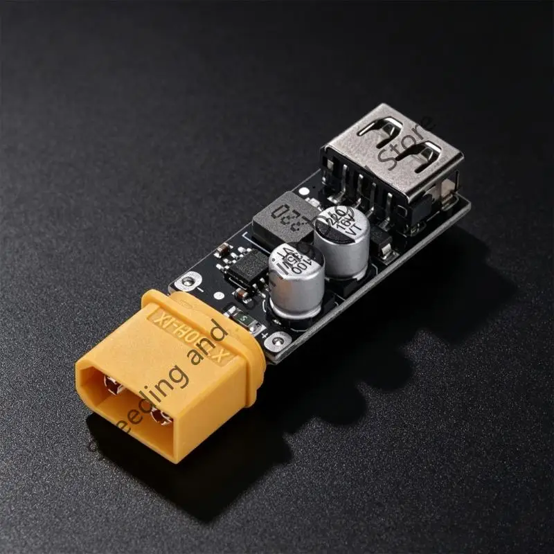 XT60 Battery to USB Charging Module 12V-32V Input with USB-A 5V 9V 12V Output 18W Charging Board view 4