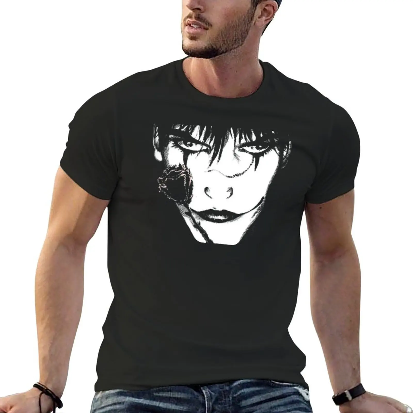 Eric T-Shirt anime clothes blacks plus size tops Blouse mens t shirts
