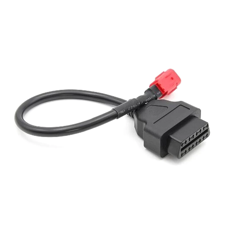 OBD2 Cable Connector Scanner Suitable for Motorbike 16 Pin to 6 Pin Full Diagnostic Adapter Connector Cable Scanner Tool G7ND