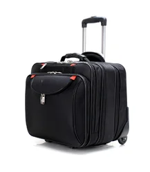 Mannen Softside Spinner Koffer 18 Inch Zakelijke Bagage Koffer Carry Op Rollende Bagage Koffer Reizen Trolley Tas Met Wielen