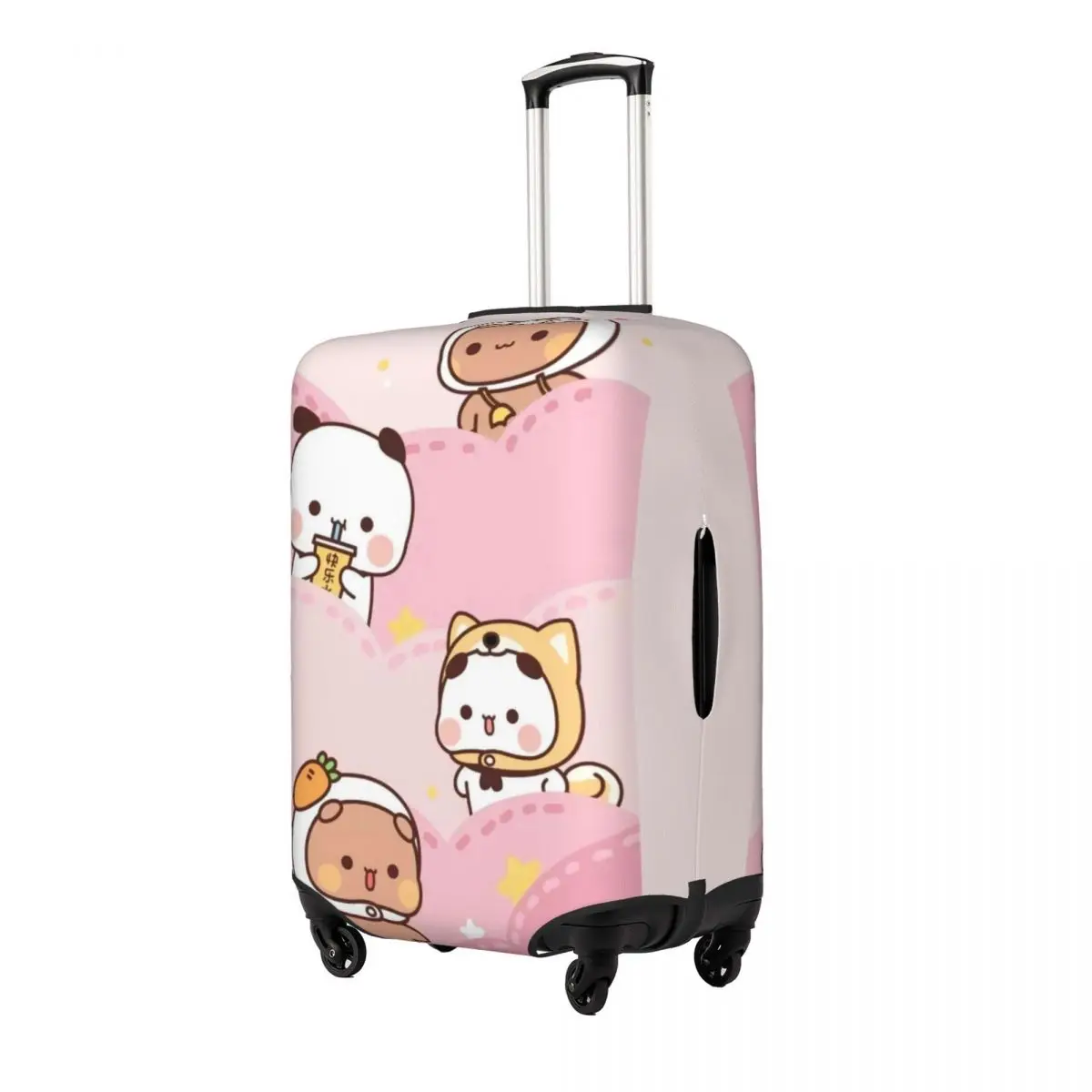 Cute Bubu & Dudu Suitcase Cover Flight Practical Luggage Accesories Travel Protection