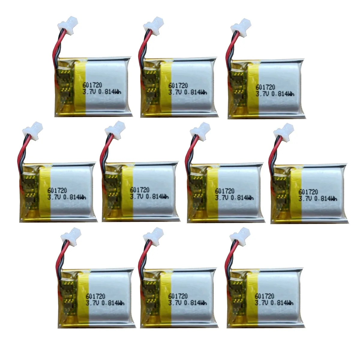 10PCS 751517 651720 601720 150mAh 3.7V Lipo Battery FQ777-124 for Hubsan Q4 H111 for Wltoys V272 V282 V292 Rc Quadcopter Drone