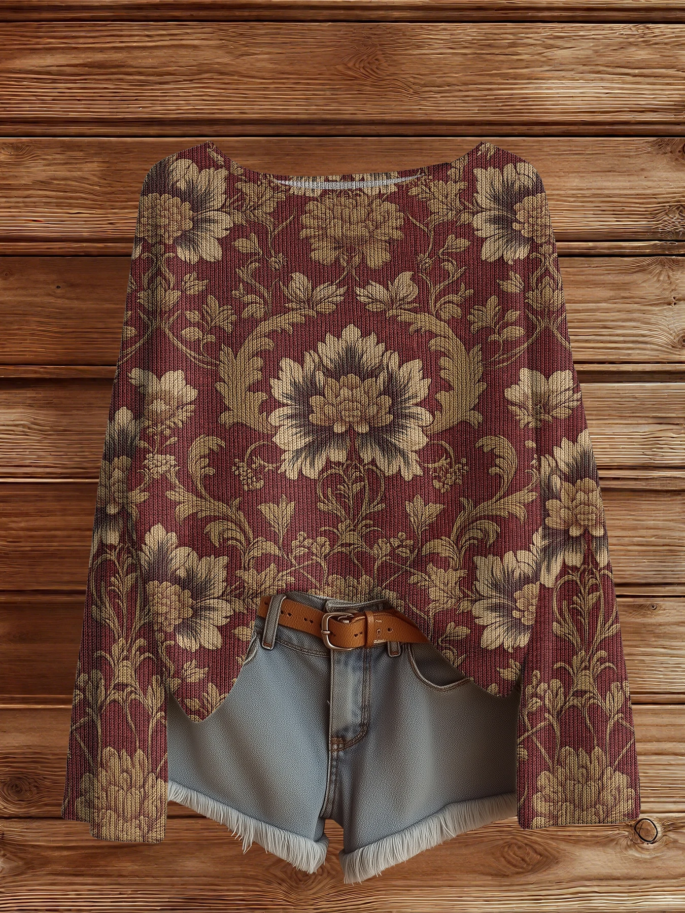 

Autumn Winter flower pullover woman Vintage sweaters Fashion Casual Chic Female Sweaters Streetwear Trendy Clothes