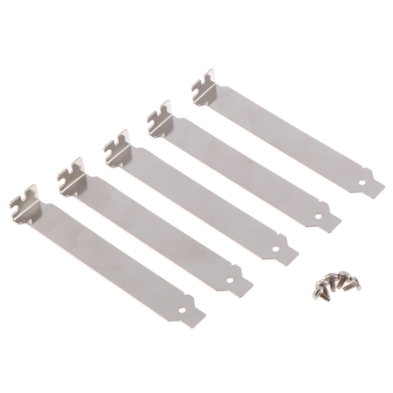 5Pcs PCI Slot Cover Bracket For PCI Expansion Dust Filter Blanking Plate